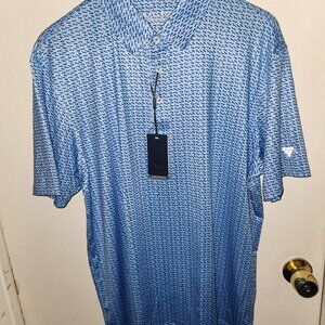 Maelreg Performance Polo Bluejay Navydogs Size Large